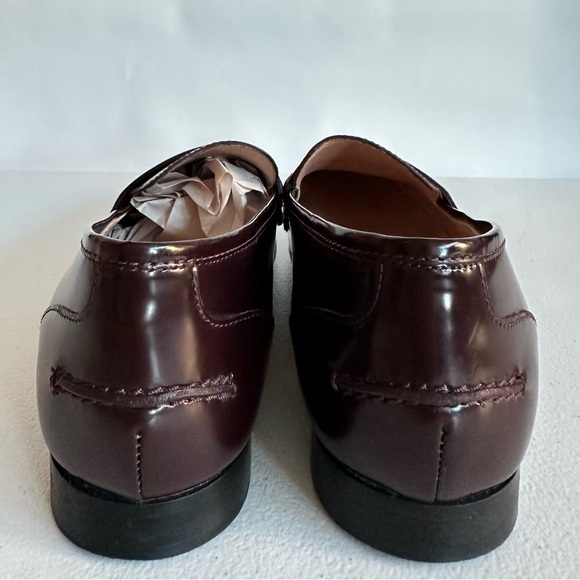 J. Crew Academy Penny Loafers Burnished Beet Sz 11 - Picture 5 of 15